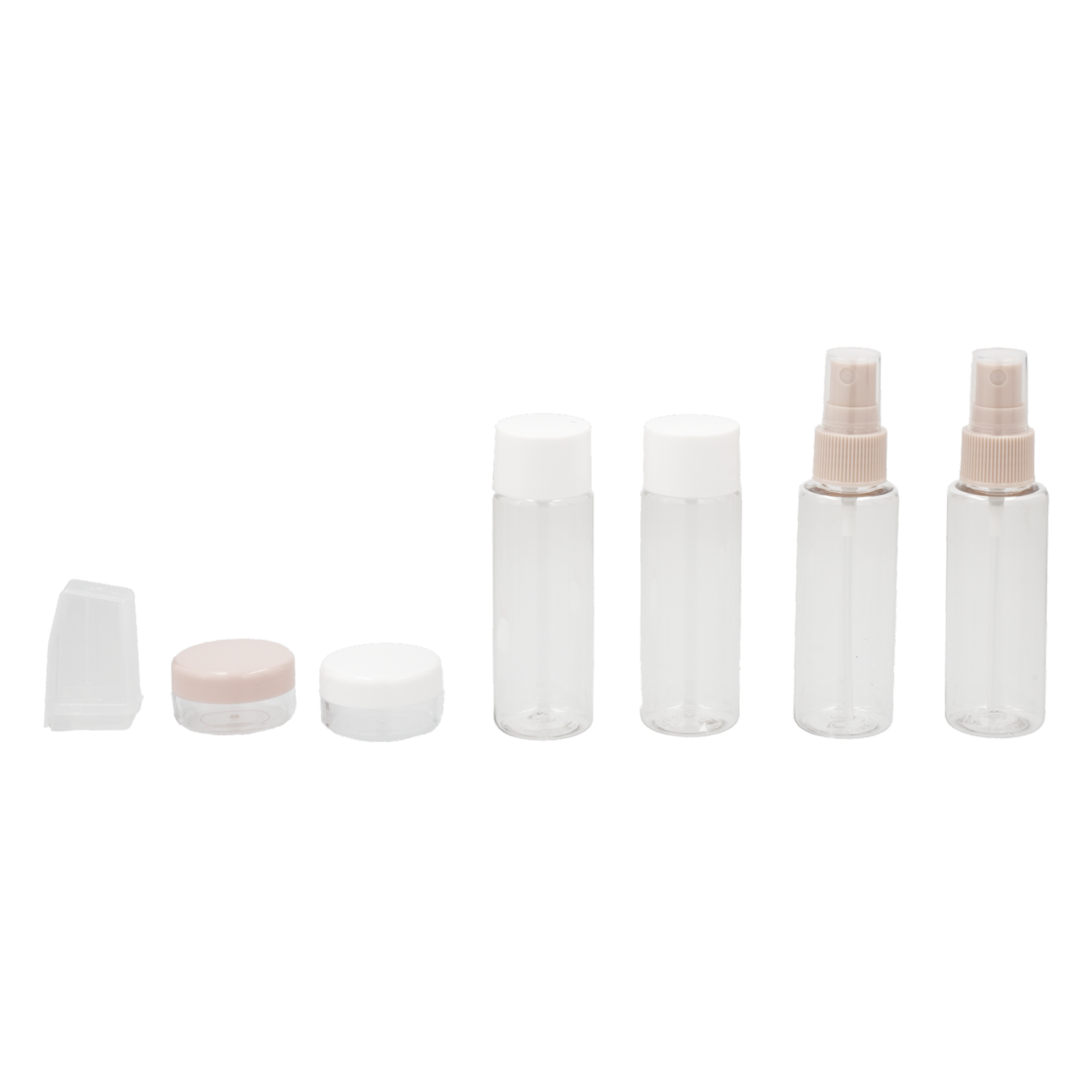 Kit Organizador Recipientes Para Viajes FREE HOME 8 Piezas
