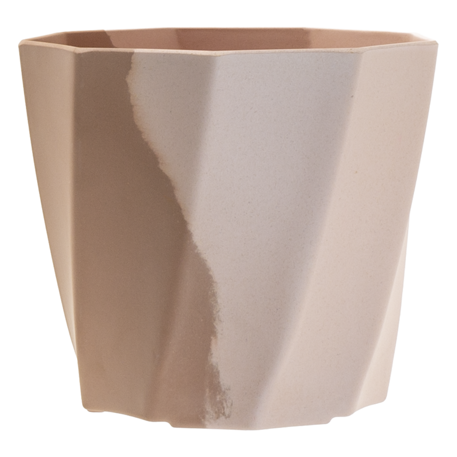 Maceta Diseño  Octágono Terracota Rosado SKYLARK Talla Mediana