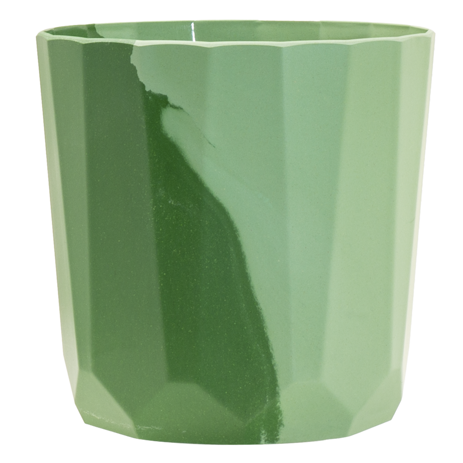 Maceta Diseño  Clásica Verde Claro Y Oscuro SKYLARK Talla Grande
