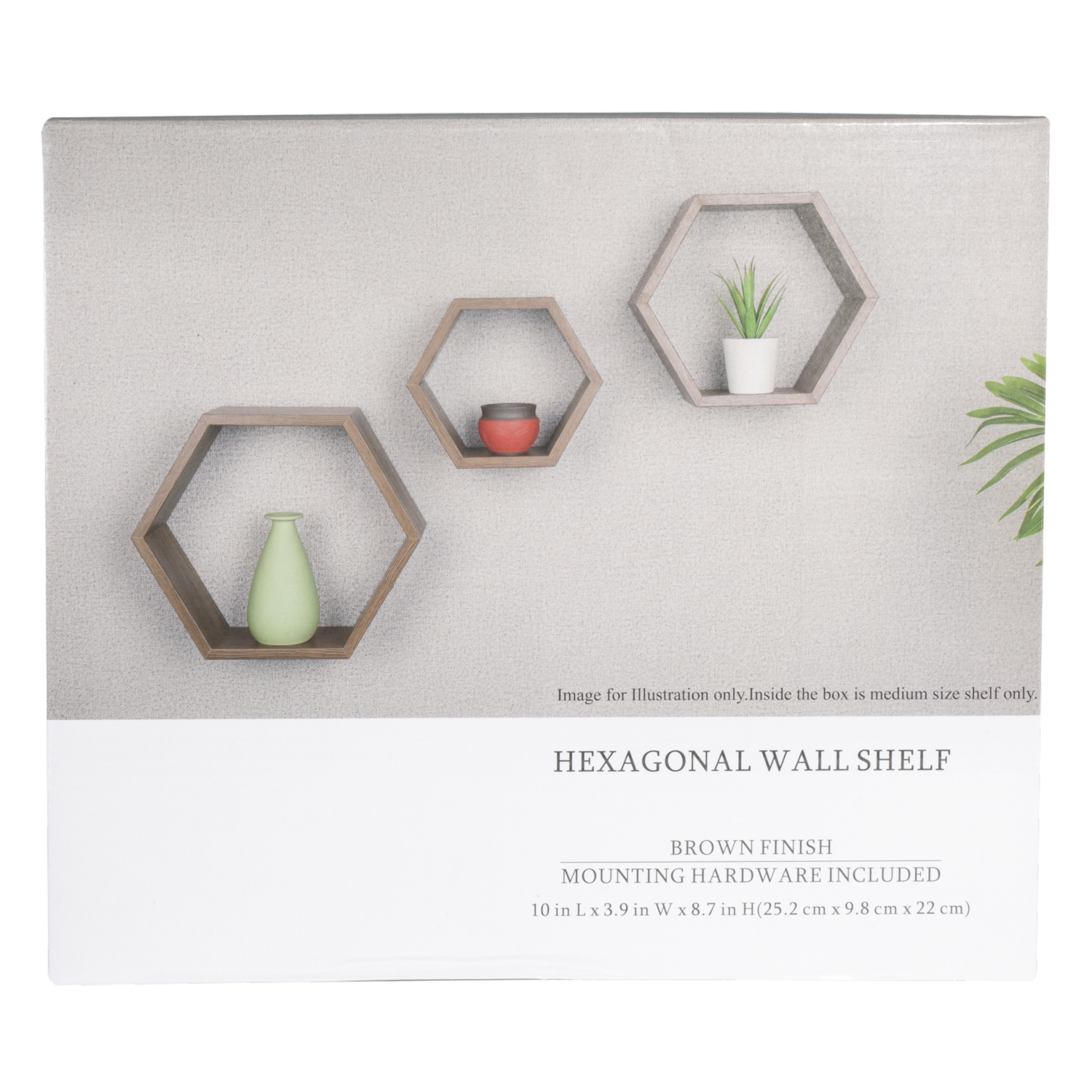 Repisa Hexagonal Mediana BRILLANT
