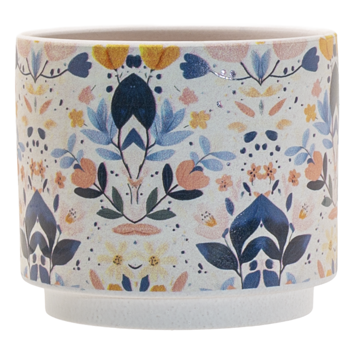 Maceta Diseño Flores Primavera RONGLIBAO HOMEWARE 12X10.8 Cm