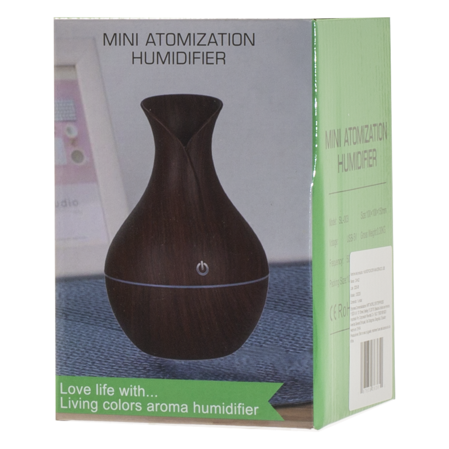 Humificador Amaderado Usb DIANZI 9,7X14,5 Cm