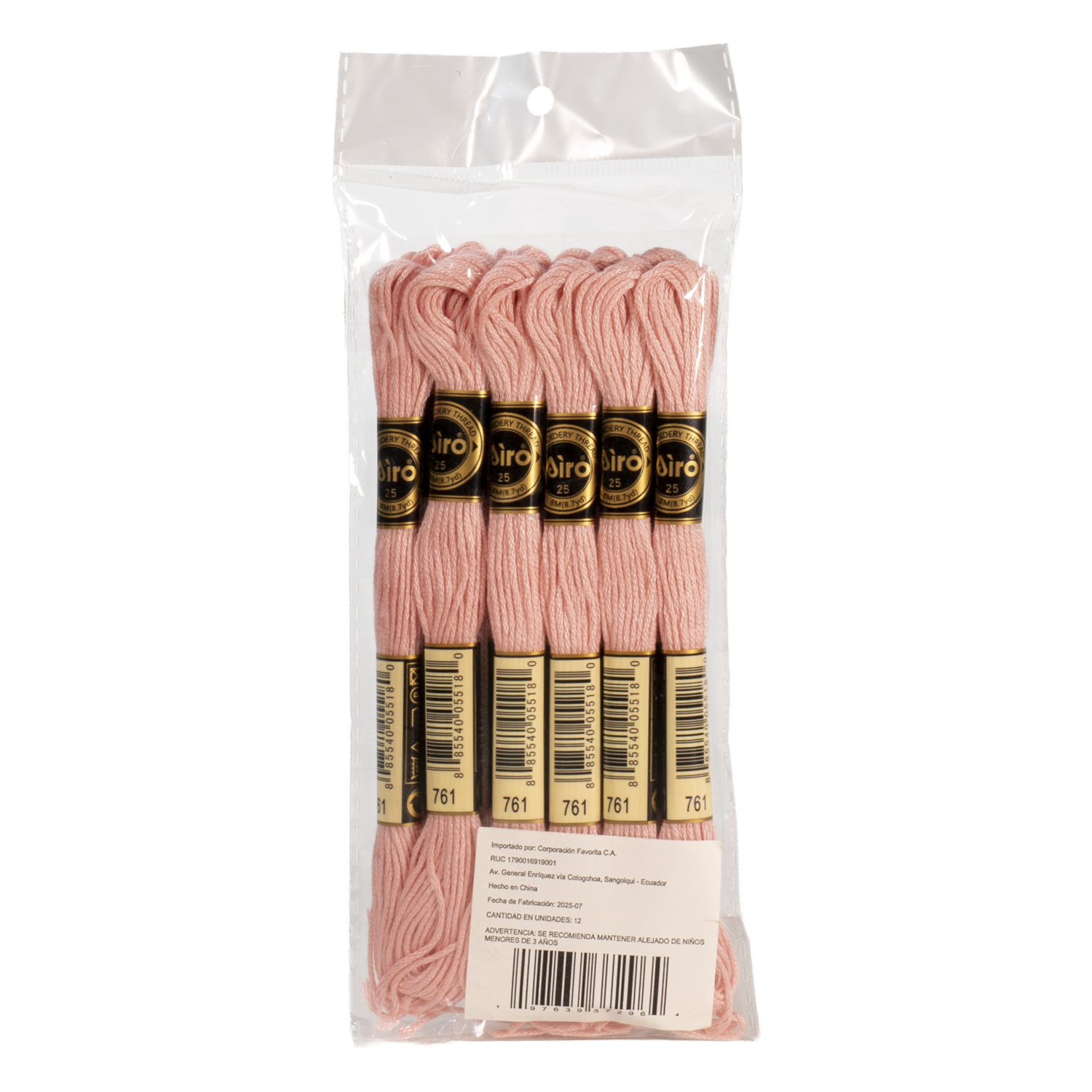 Hilo Color Palo De Rosa SKYLARK 12 Piezas