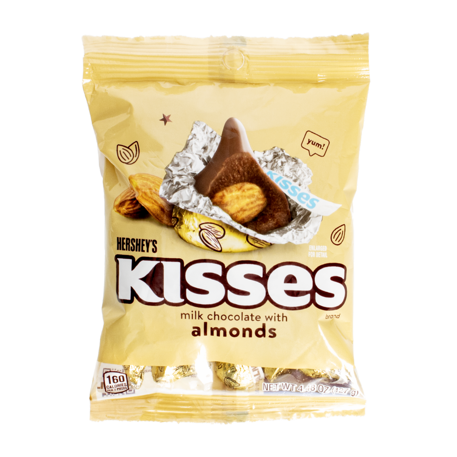 Chocolate Con Leche Y Almendras Kisses HERSHEY’S 127 G