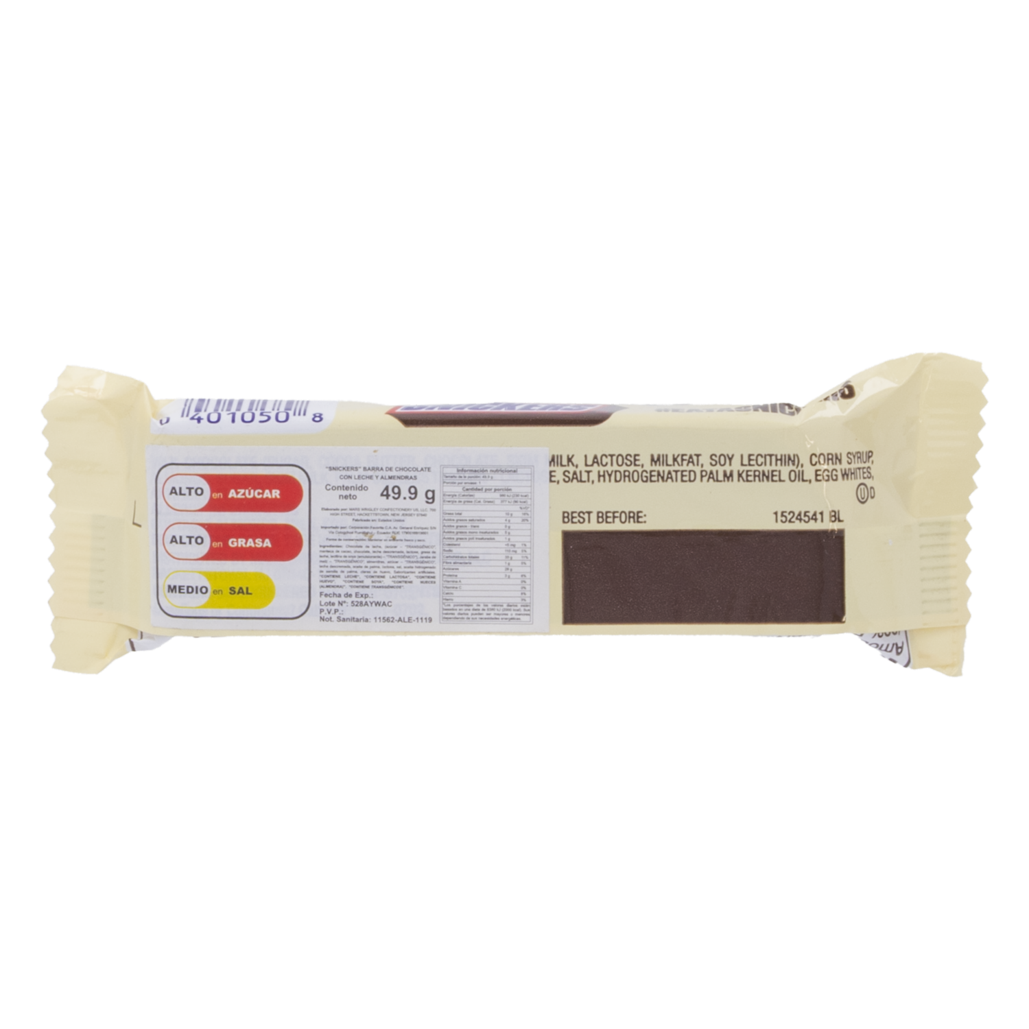 Chocolate Con Almendras SNICKERS 49.90 G