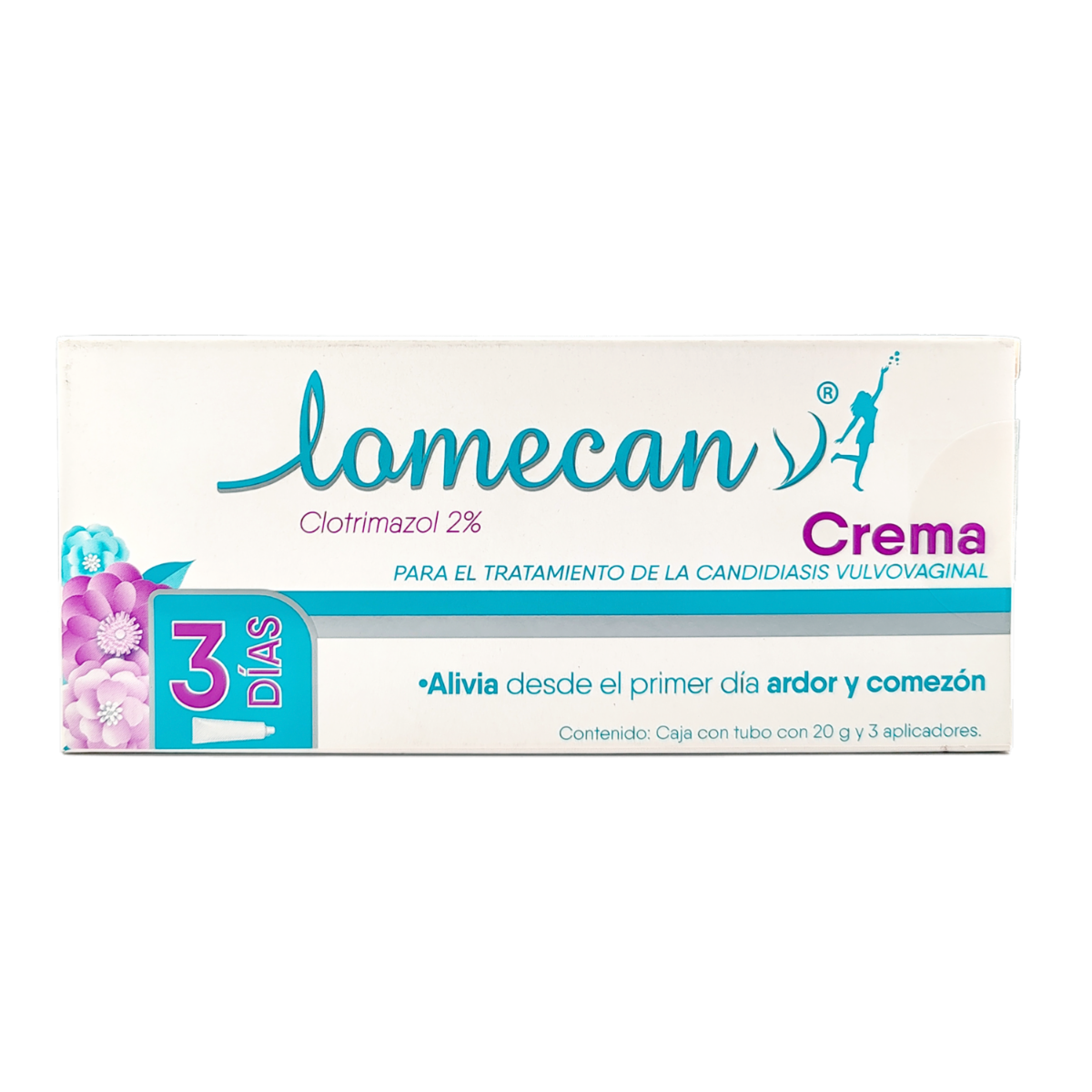 Crema Vaginal Tratamiento Para Infecciones LOMECAN 20 G
