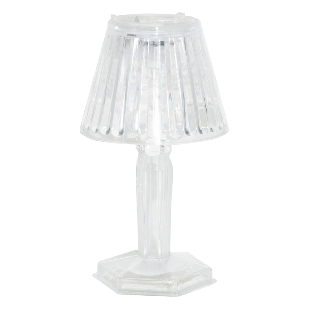 Lampara Led Transparente Con Baterías LPS 1 Pieza