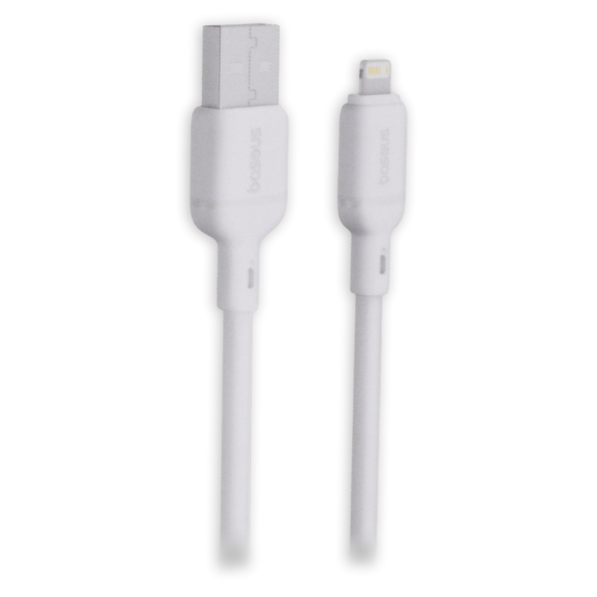 Cable De Carga Usb A Lightning Silky 2.4A Blanco BASEUS 1 M