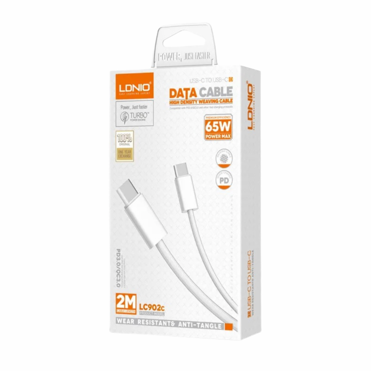Cable De Carga Rápida Modelo Lc902c Tipo C A Tipo C 2M LDNIO 65 W