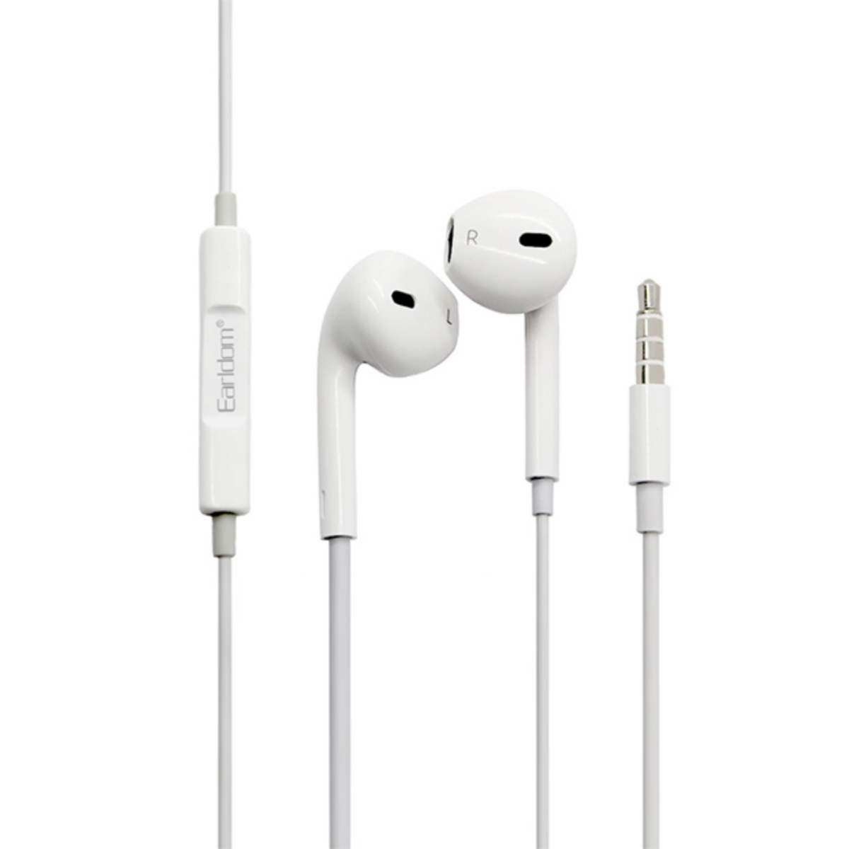 Audífonos Manos Libres Stereo Modelo E43 EARLDOM Blanco