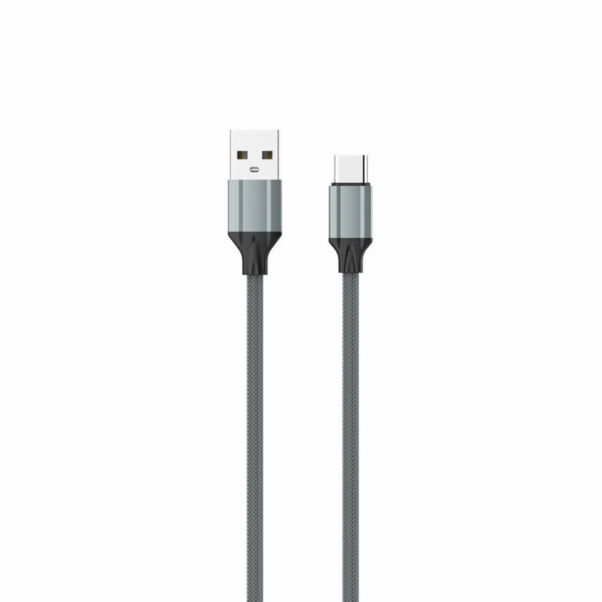 Cable De Carga Rápida Y Datos Tipo C 1M Gris LDNIO 2,4 A