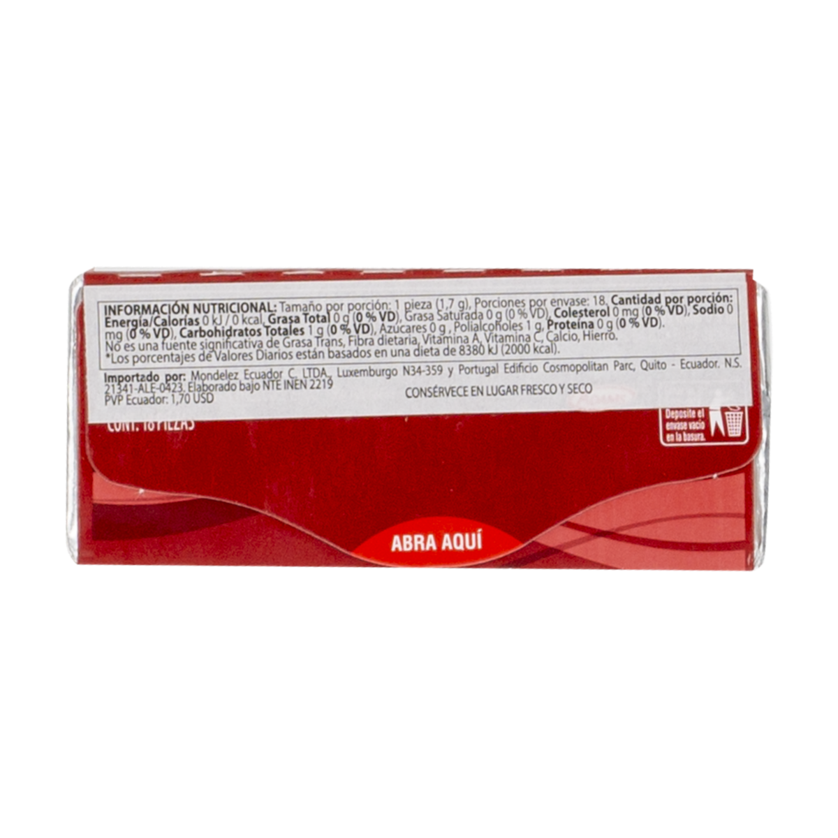 Chicles Sabor Canela TRIDENT 30.60 G