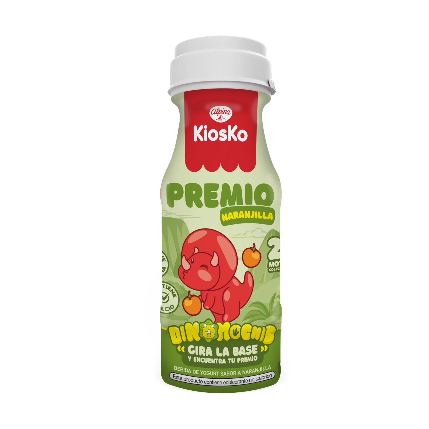 Yogurt Bebible Sabor Naranjilla Premio Premio Dinomochis KIOSKO 180 G