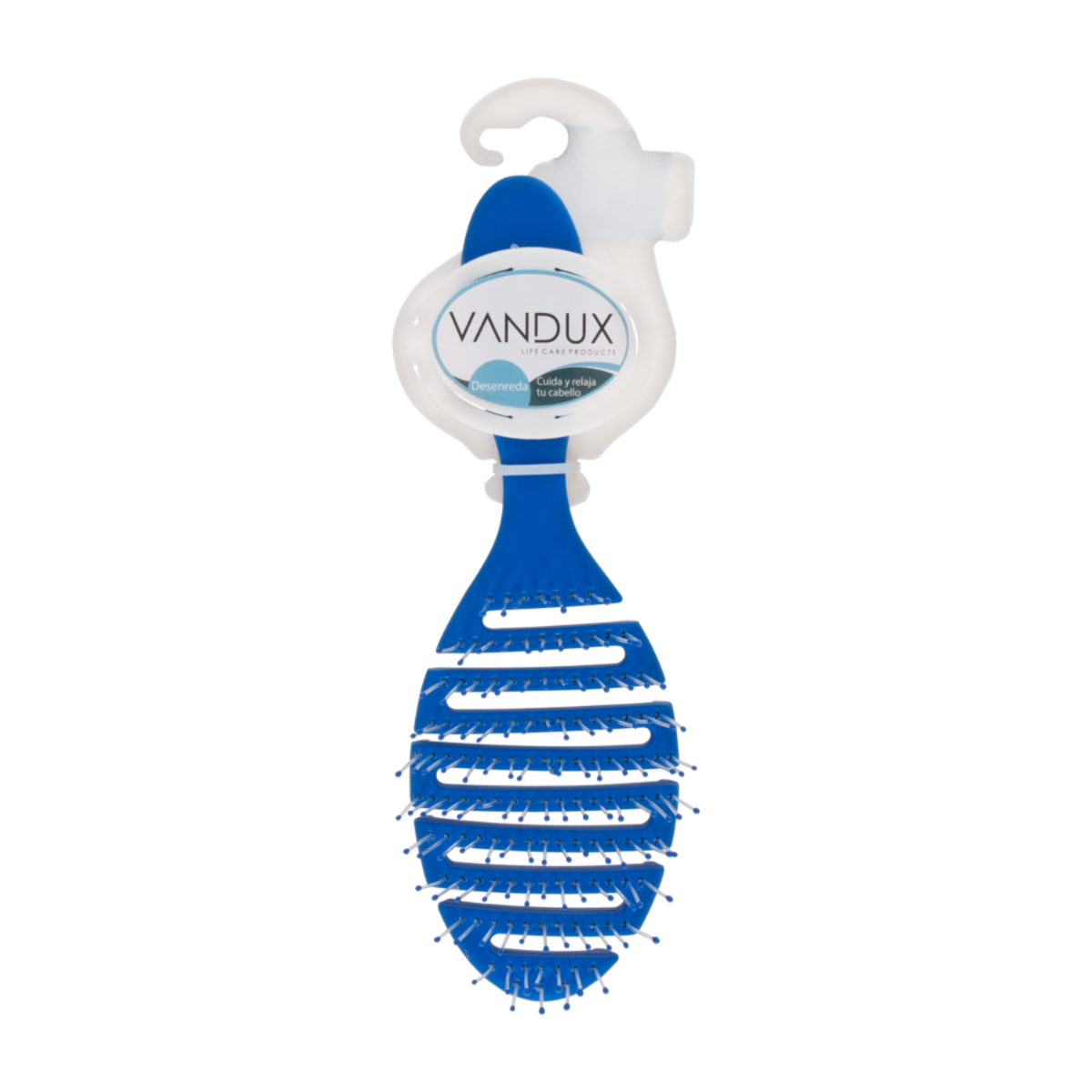 Cepillo De Cabello Bend Desenredante Soft Touch VANDUX Mediano
