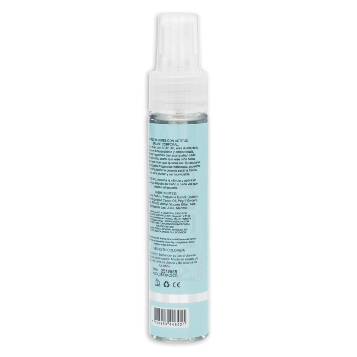 Body Splash Para Mujer Fragancia Zafira MYSELF 60 Ml