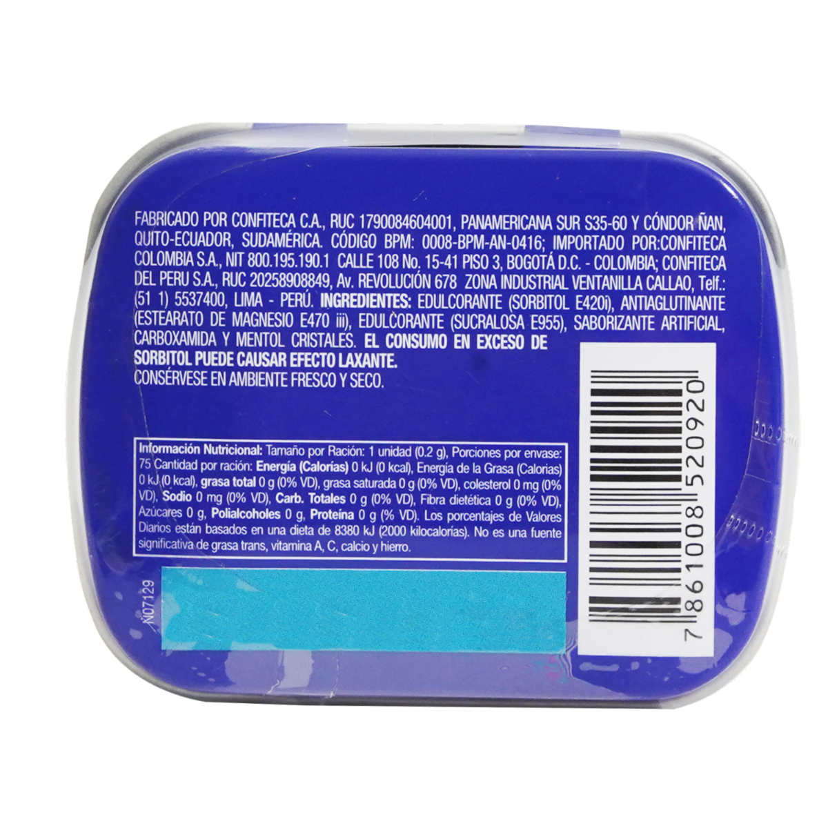 Caramelo Mentolado Compact JAAZZ 15 G