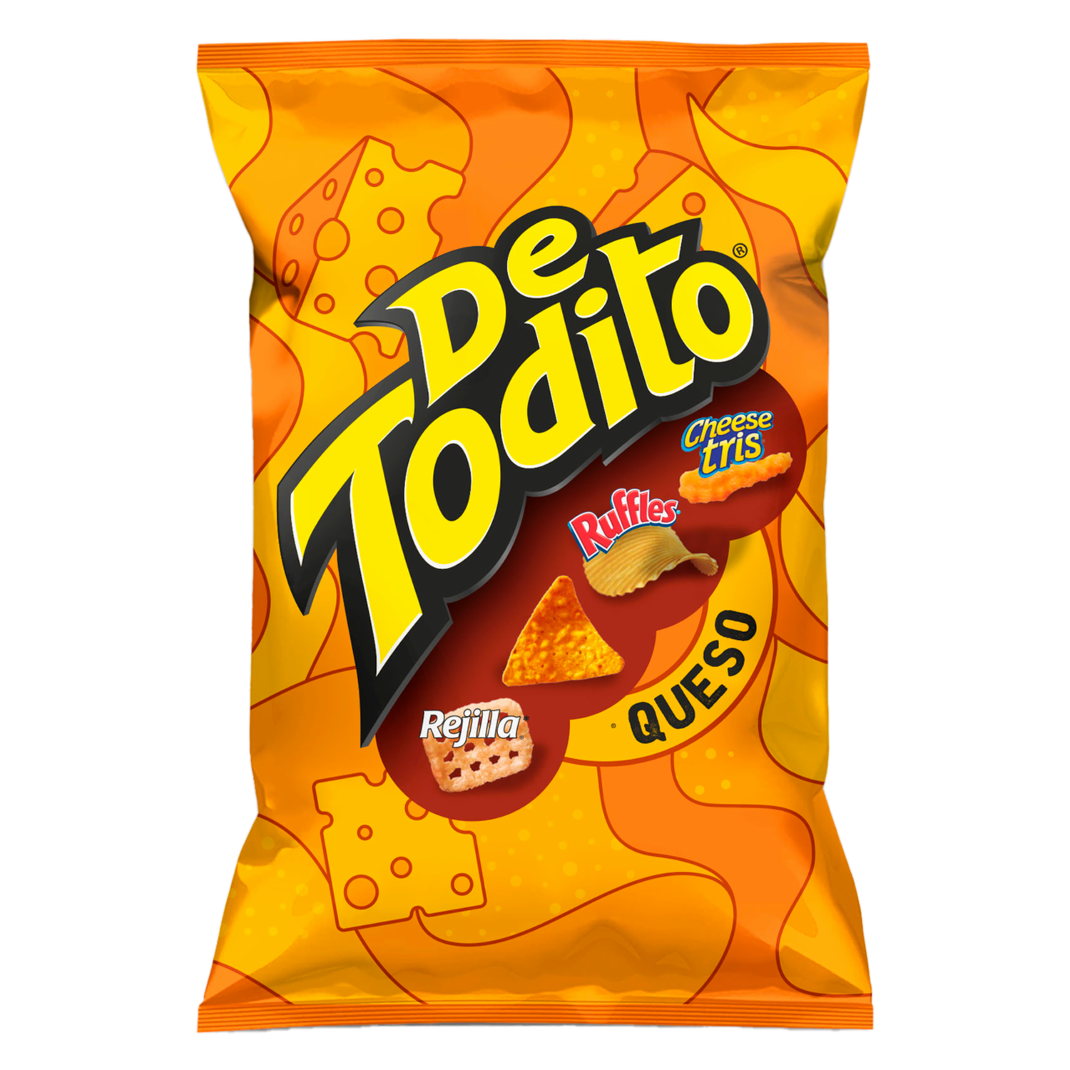 Bocaditos Snack Sabor A Queso DE TODITO 186 g