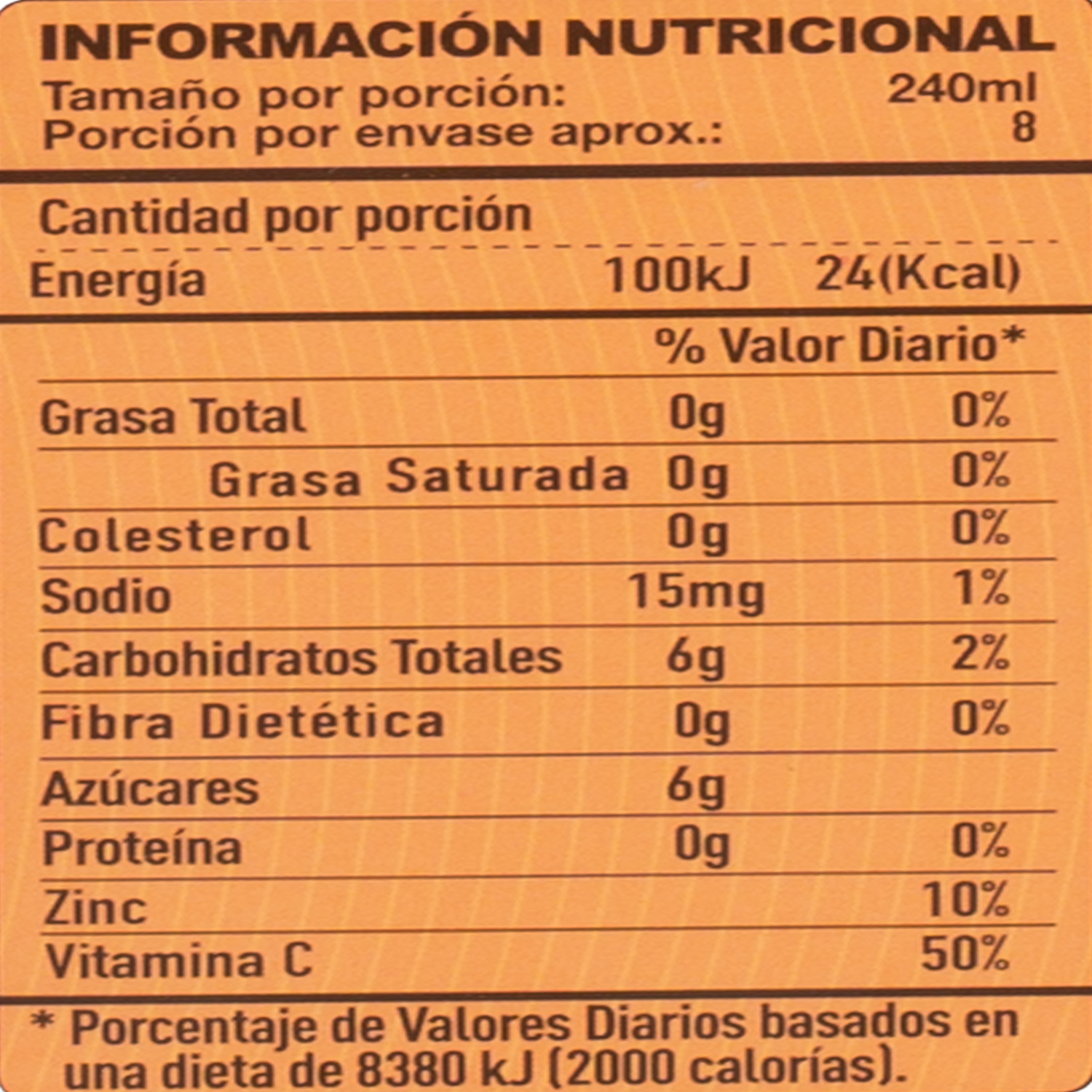Bebida De Mandarina IMPERIAL 6 X 330 ml