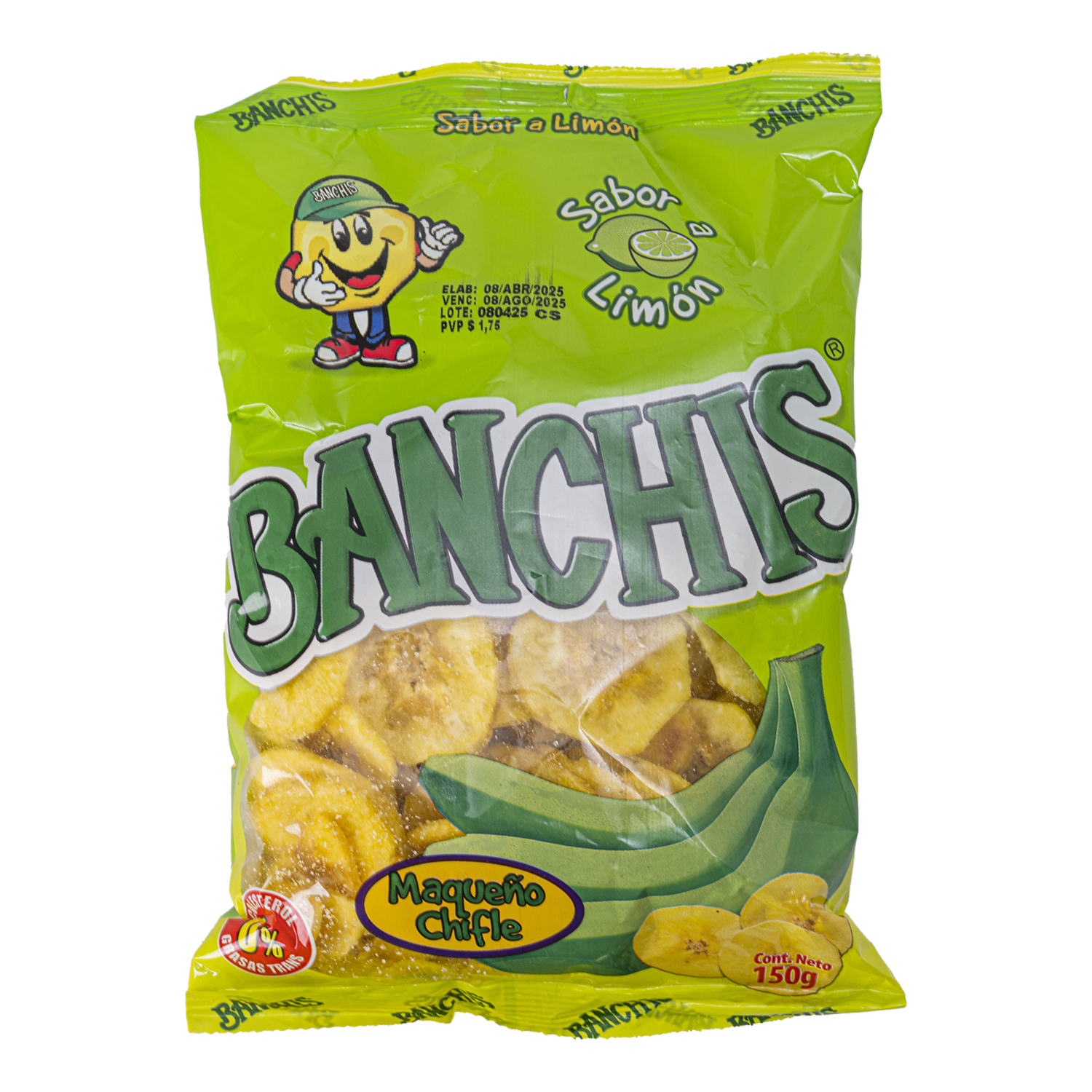 Chifles De Limón BANCHIS 150 g