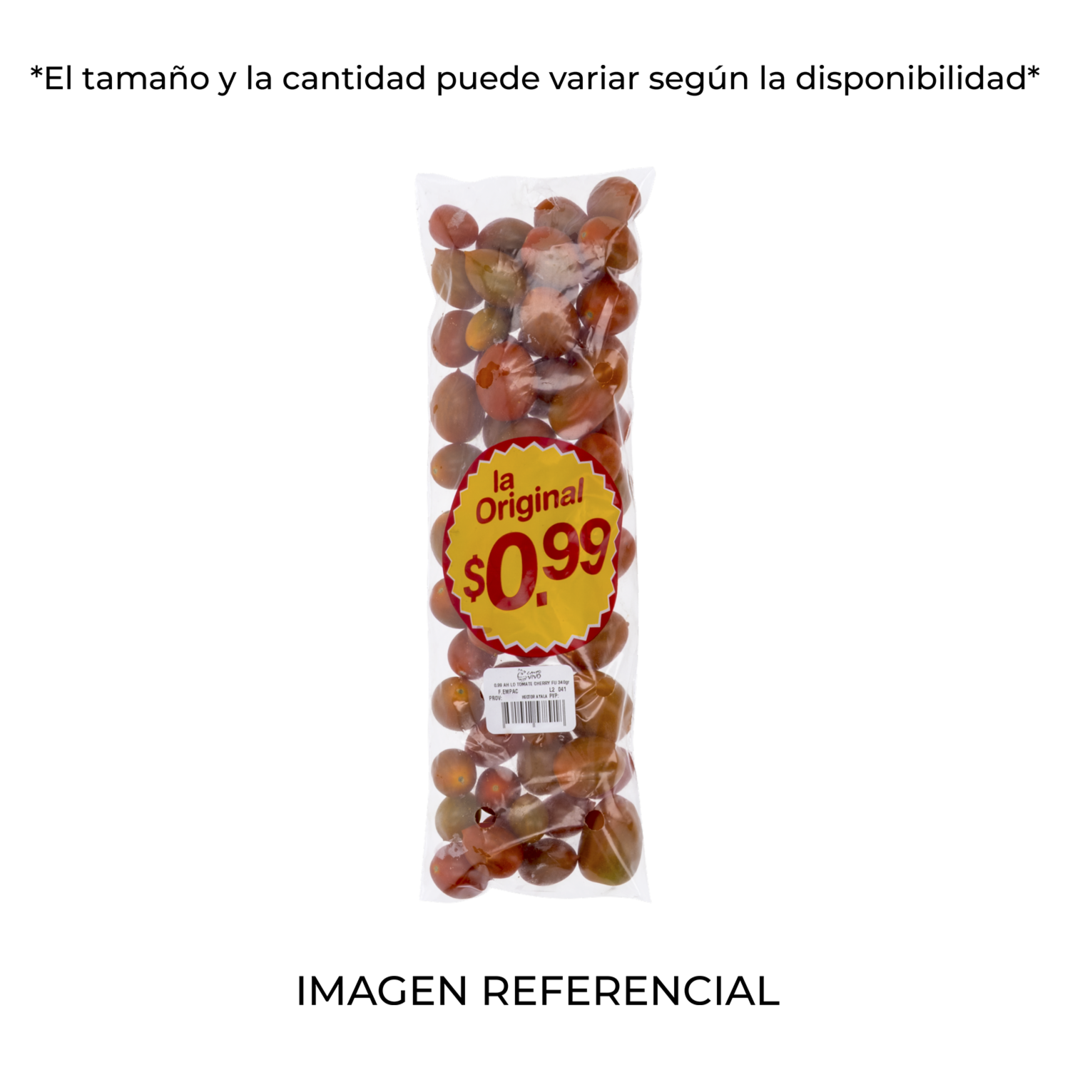 Tomate Cherry Fresco LA ORIGINAL 340 G