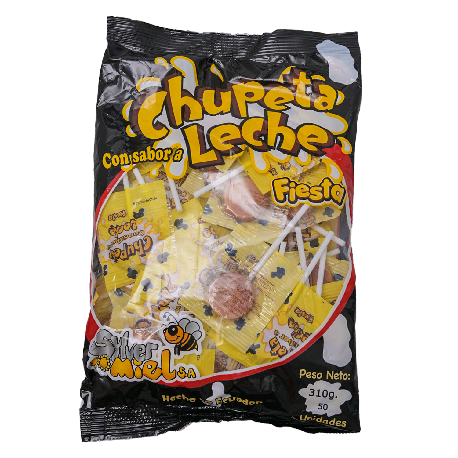 Chupeta Con Sabor A Leche SYLVER 310 G