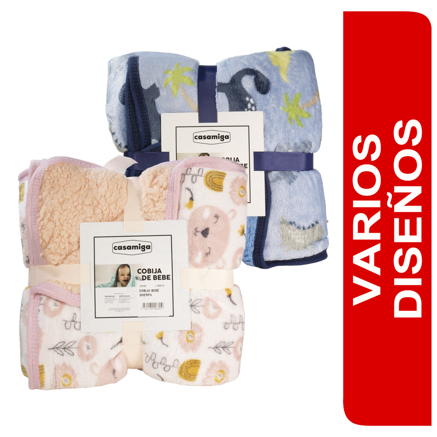 Cobija Para Bebe Sherpa TEXTIELITES 110X90 Cm