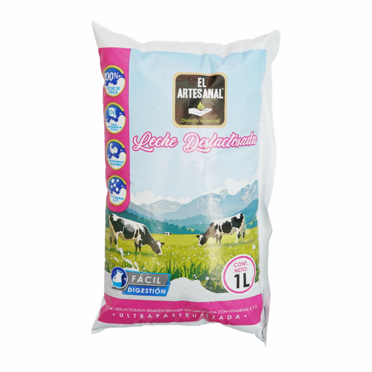 Leche Deslactosada En Funda EL ARTESANAL 1000 Ml