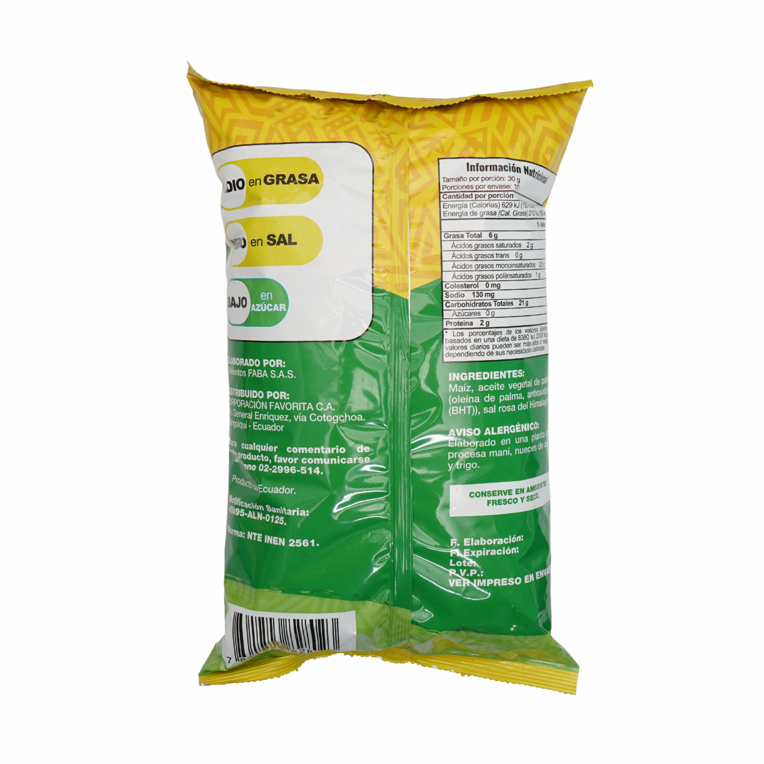 Bocaditos De Tortilla De Maíz Triángulos EL ARTESANAL 300 G