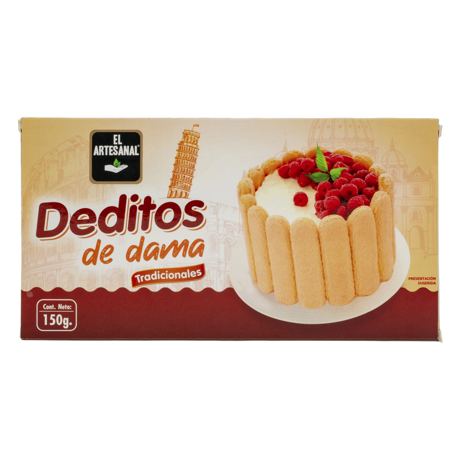 Deditos De Dama Tradicionales EL ARTESANAL 150 G