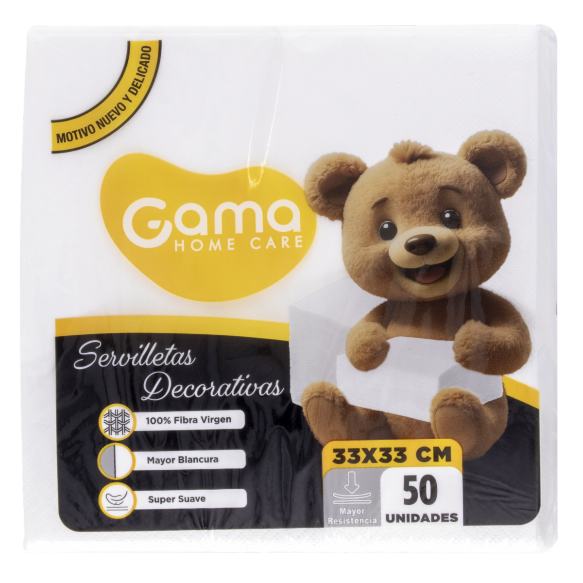Servilletas Decorativas Desechables Premium 33X33Cm GAMA X50 Uds