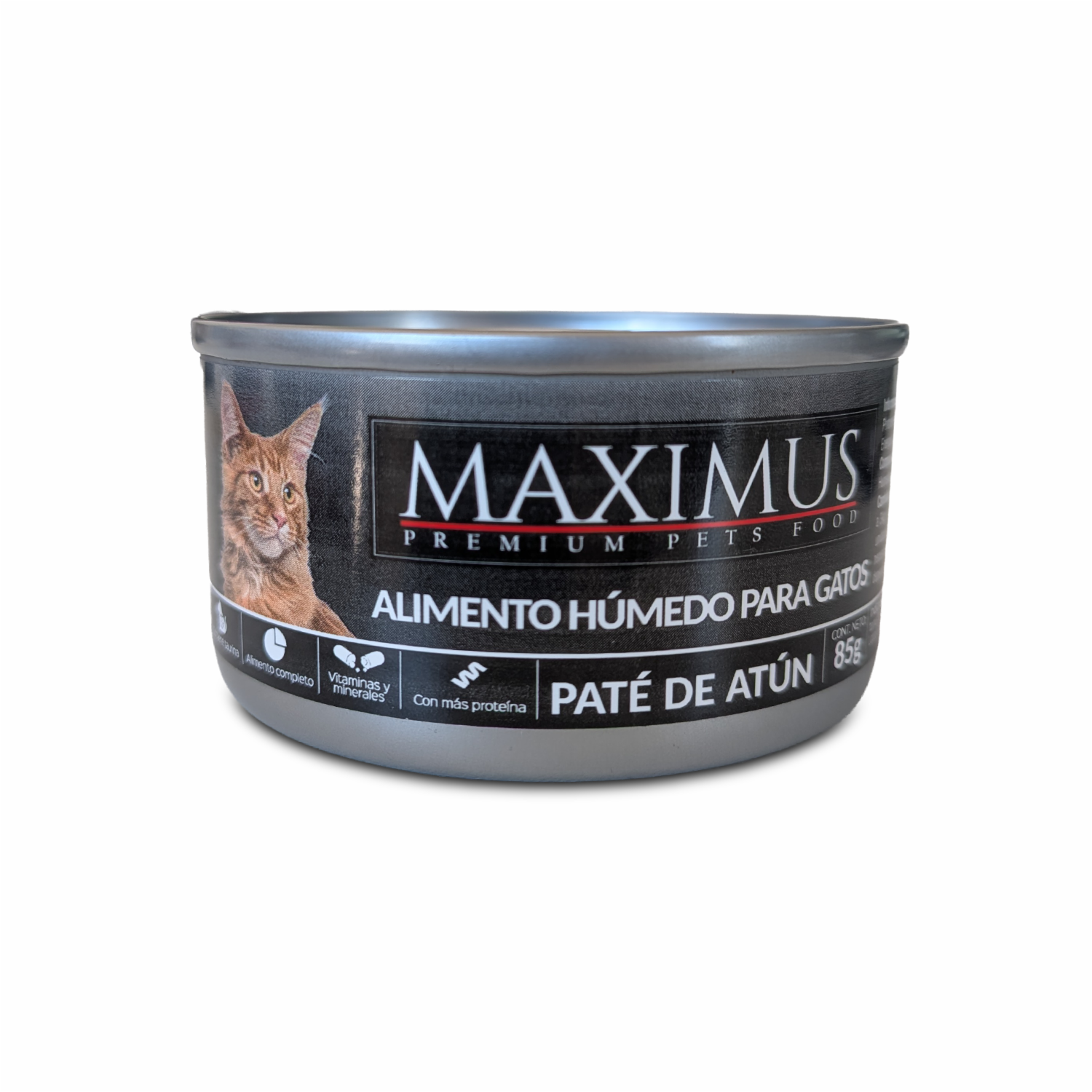 Alimento Húmedo Para Gatos Paté De Atún MAXIMUS 85 G