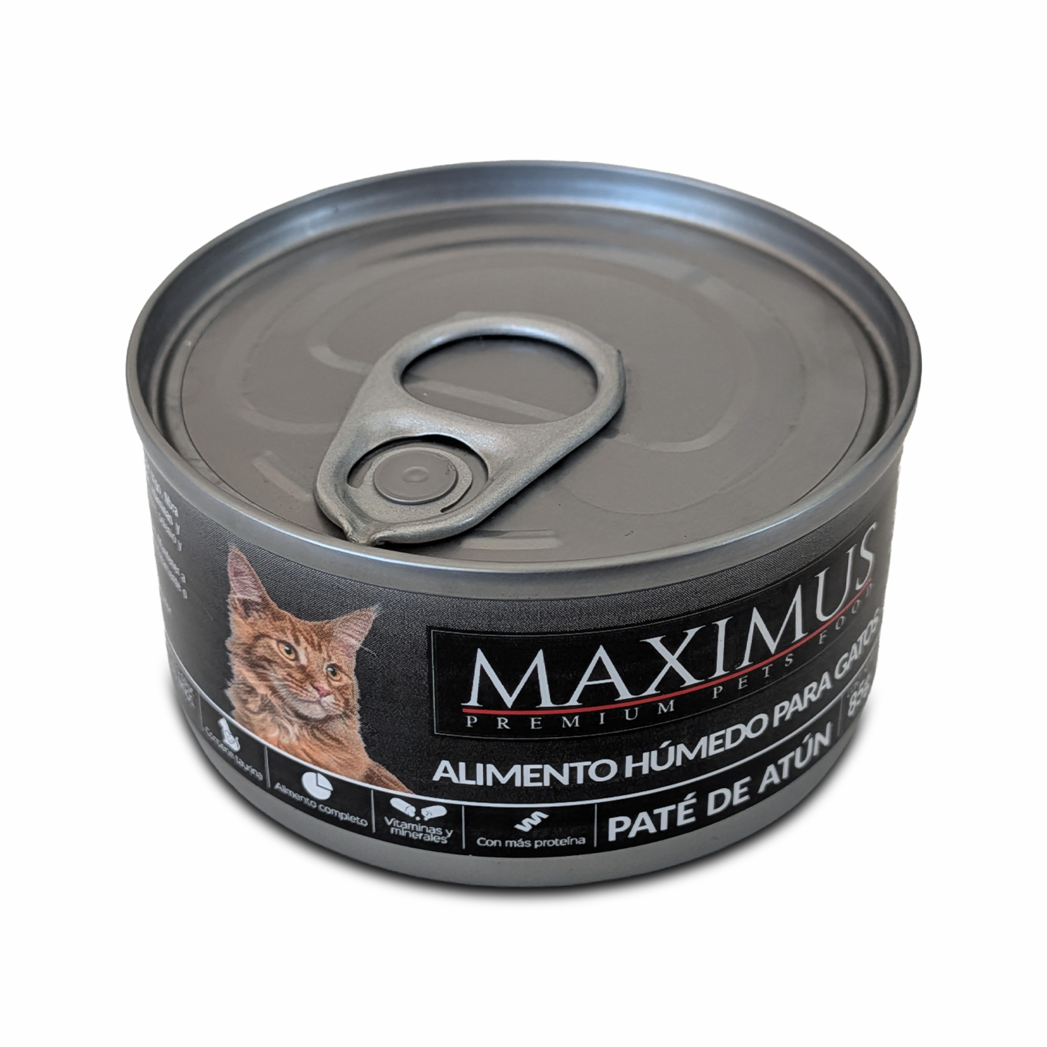 Alimento Húmedo Para Gatos Paté De Atún MAXIMUS 85 G
