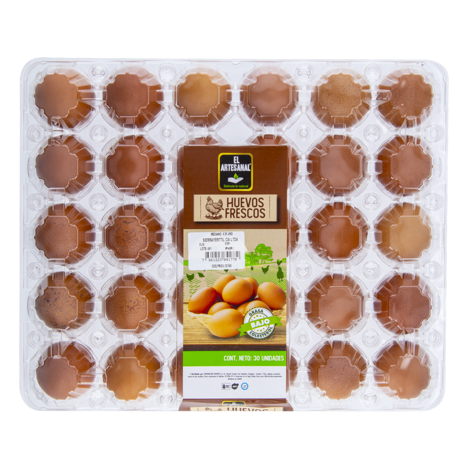Huevos Medianos EL ARTESANAL X 30 Uds