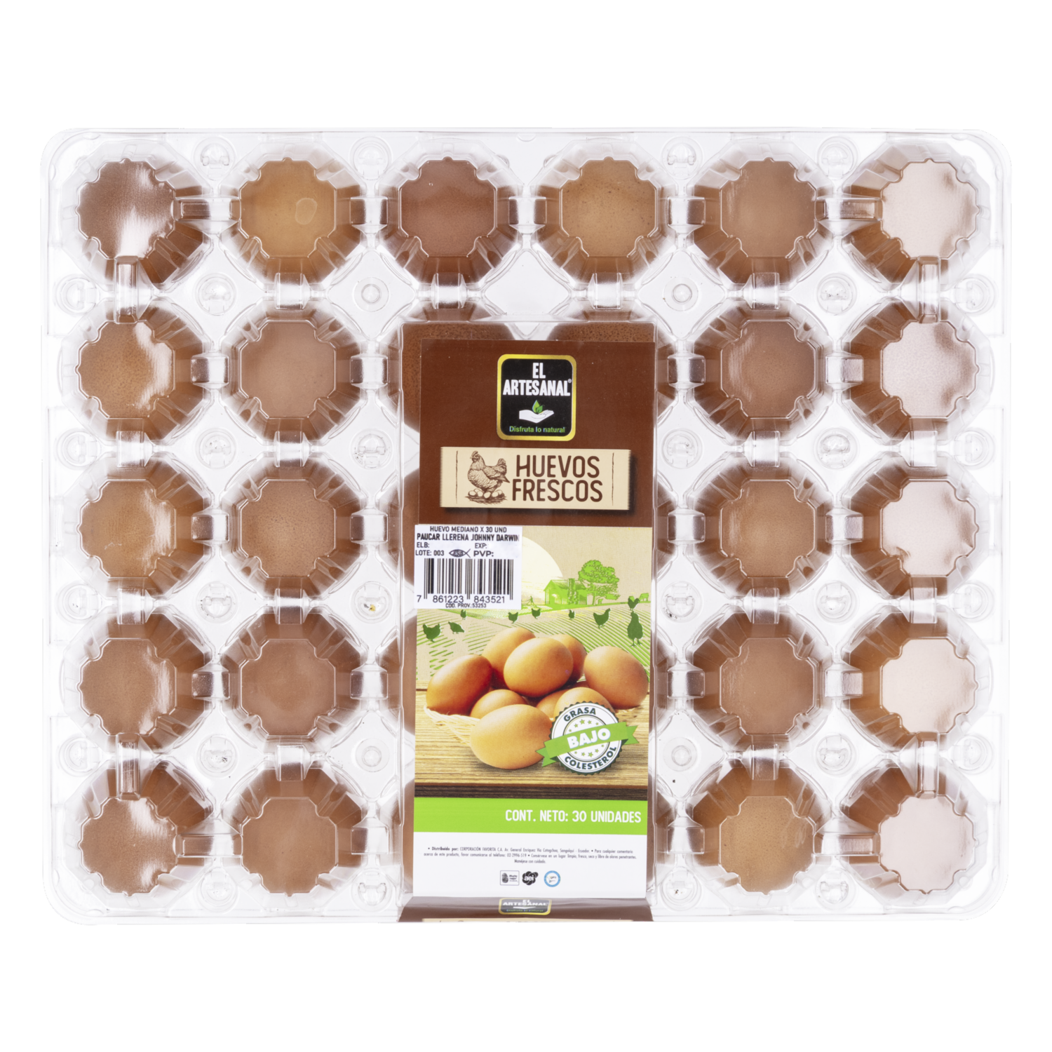 Huevos Medianos EL ARTESANAL X 30 Uds