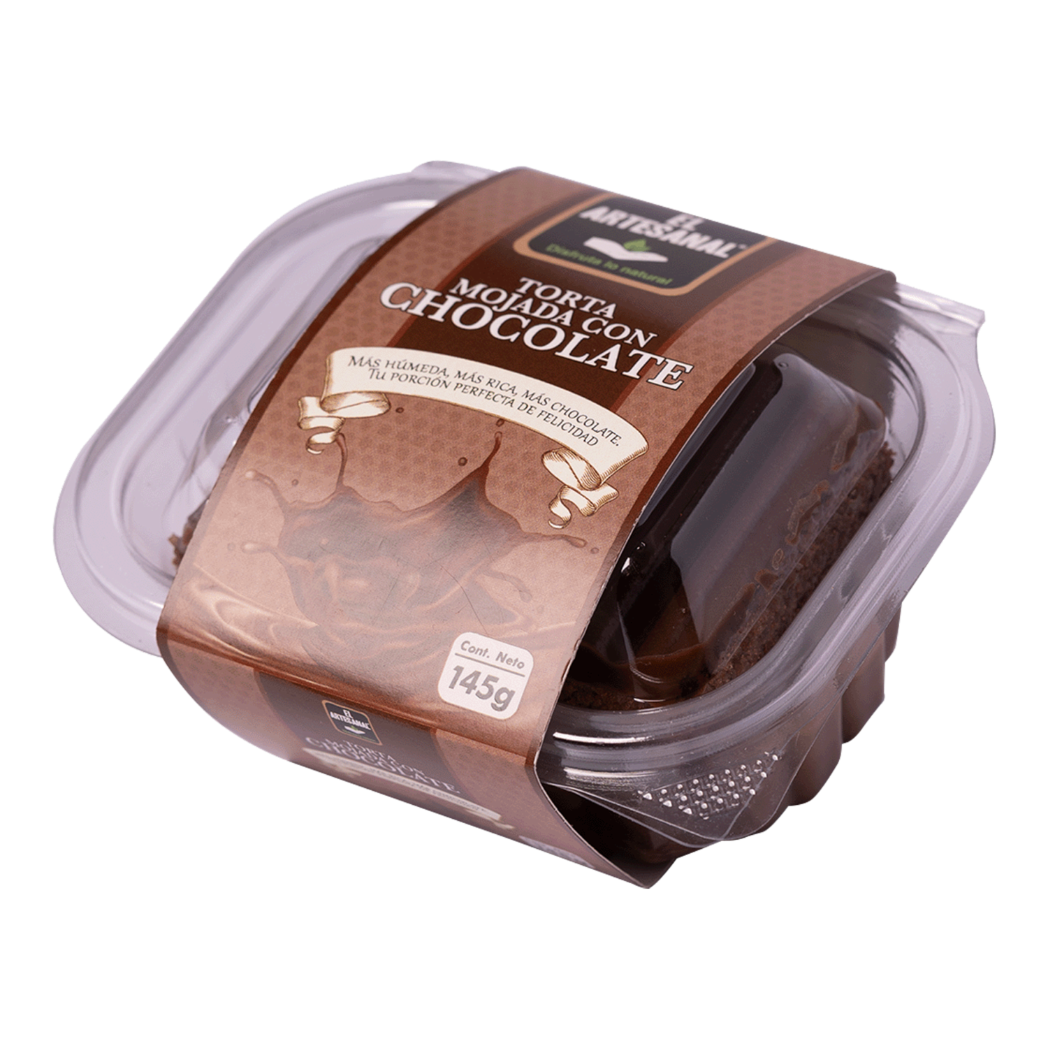 Torta Mojada Con Chocolate EL ARTESANAL 145 G