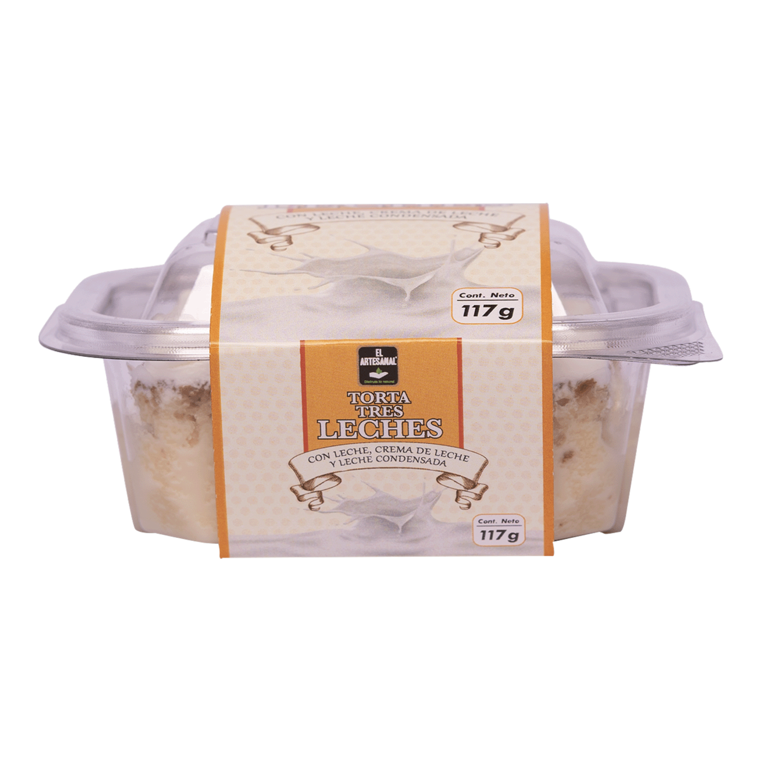 Torta Tres Leches EL ARTESANAL 117 G