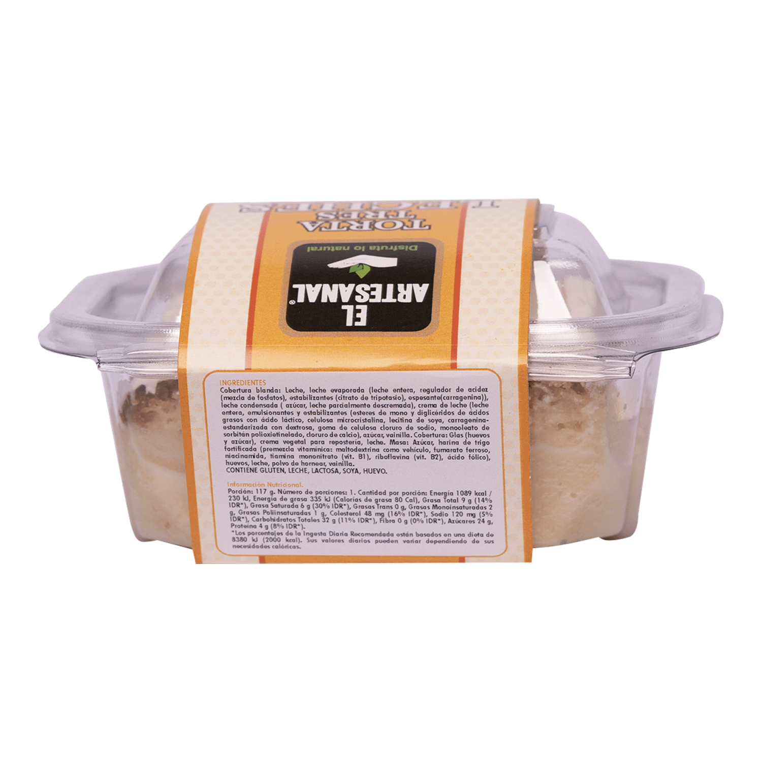 Torta Tres Leches EL ARTESANAL 117 G