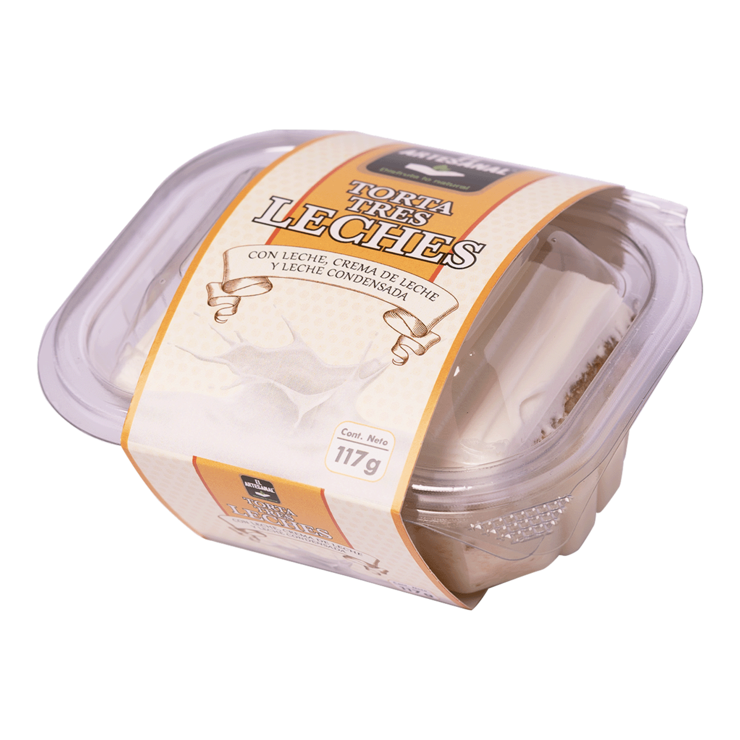 Torta Tres Leches EL ARTESANAL 117 G