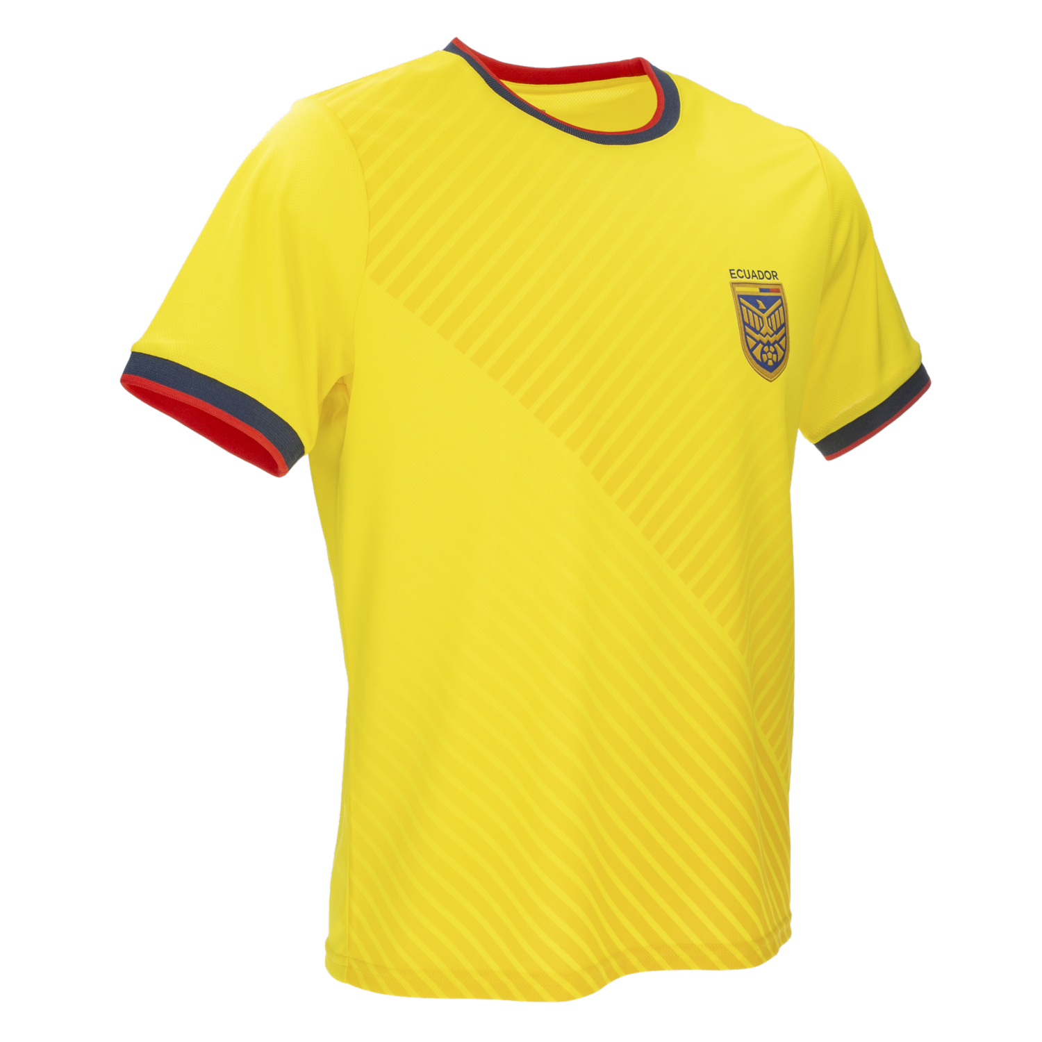 Camiseta Hombre Maga Corta Deportiva  Ecuador Amarilla ZERO