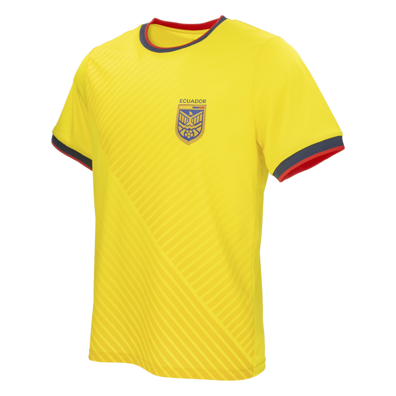 Camiseta Hombre Maga Corta Deportiva  Ecuador Amarilla ZERO