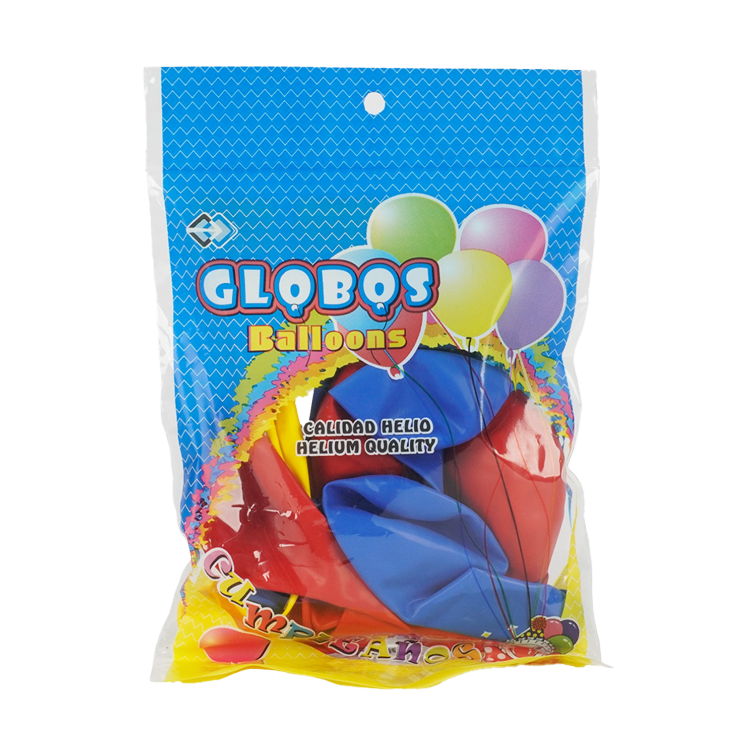 Globo Surtido Látex Tricolor IMPORTADORA CUMPLEAÑOS 10 Piezas