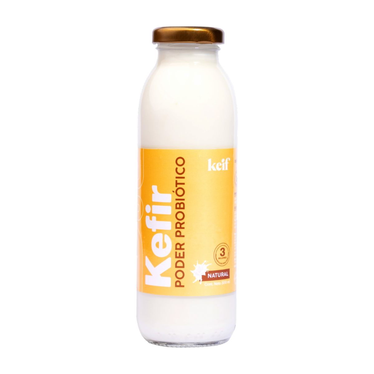 Kéfir Poder Probiótico Sabor Natural KEIF 300 Ml