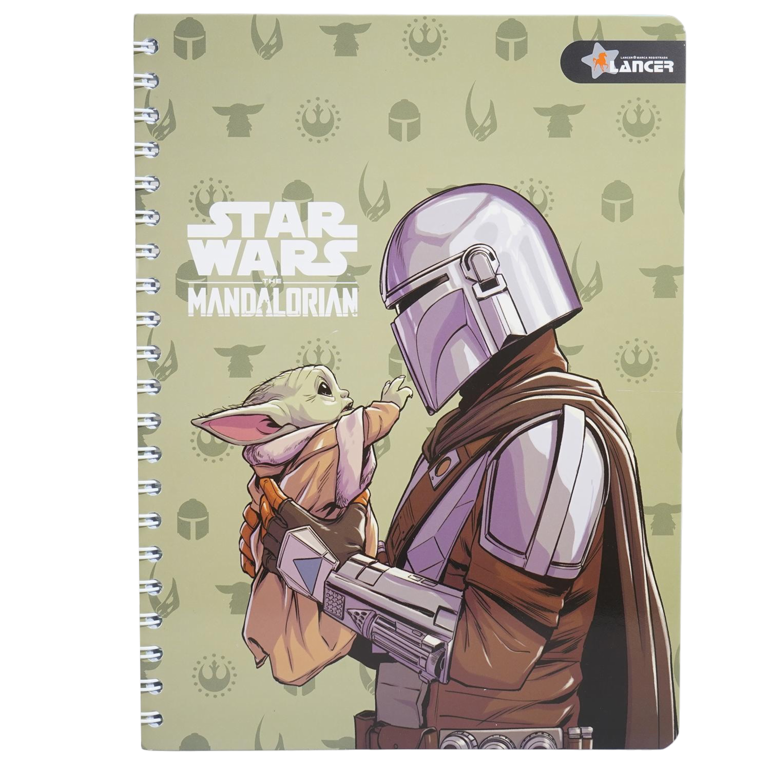 Cuaderno Universitario Mandalorian 1 Línea DISNEY 100 Hojas