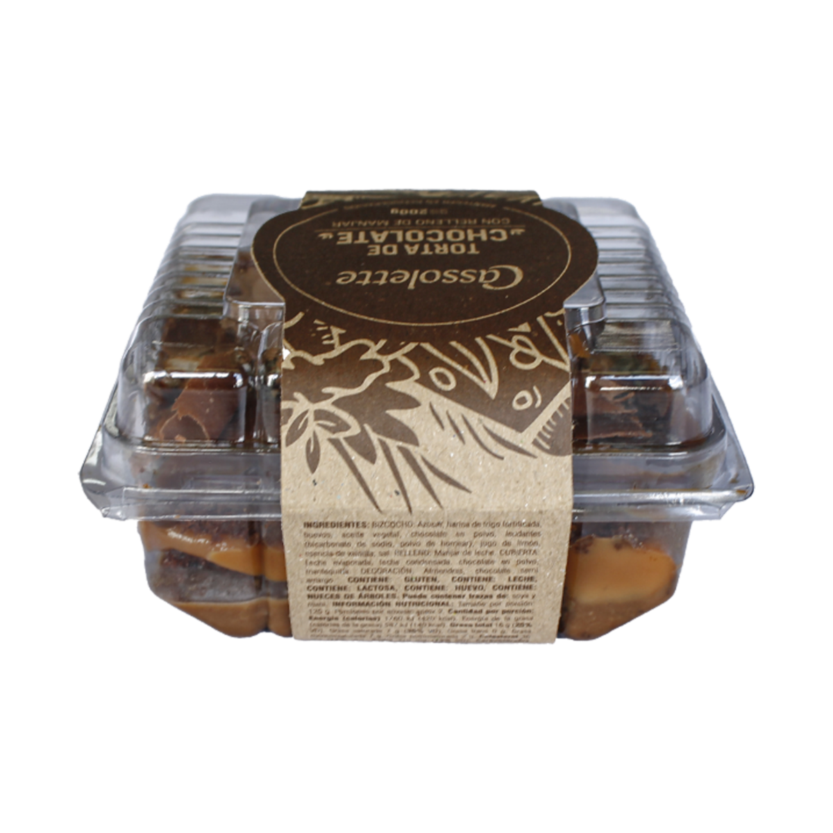 Torta De Chocolate Con Relleno De Manjar CASSOLETTE 200 G