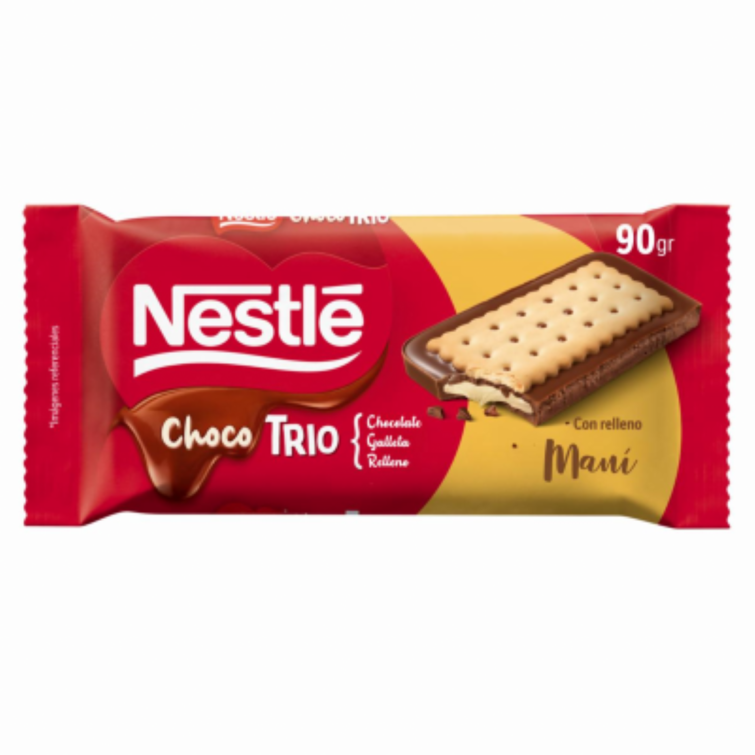Chocolate En Barra Con Galleta Y Maní NESTLÉ CHOCOTRÍO 90 G