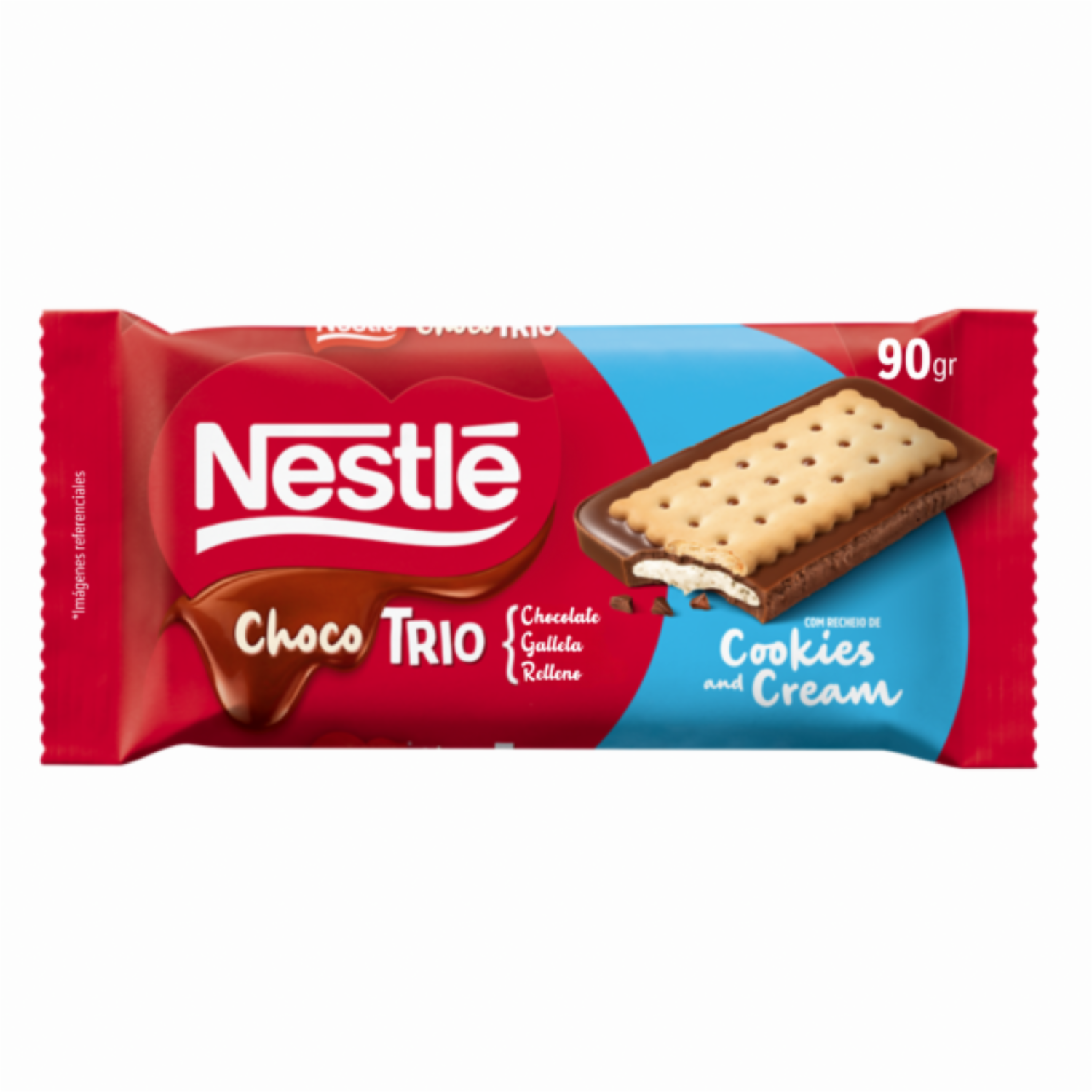 Chocolate En Barra Con Galleta Y Leche NESTLÉ CHOCOTRÍO 90 G