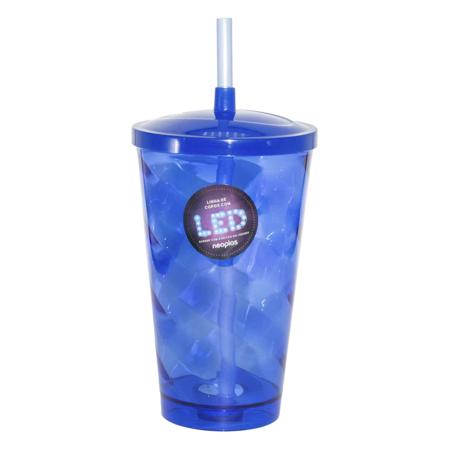 Vaso Sorbete Euphoria Led Azul NEOPLAS 700 ML