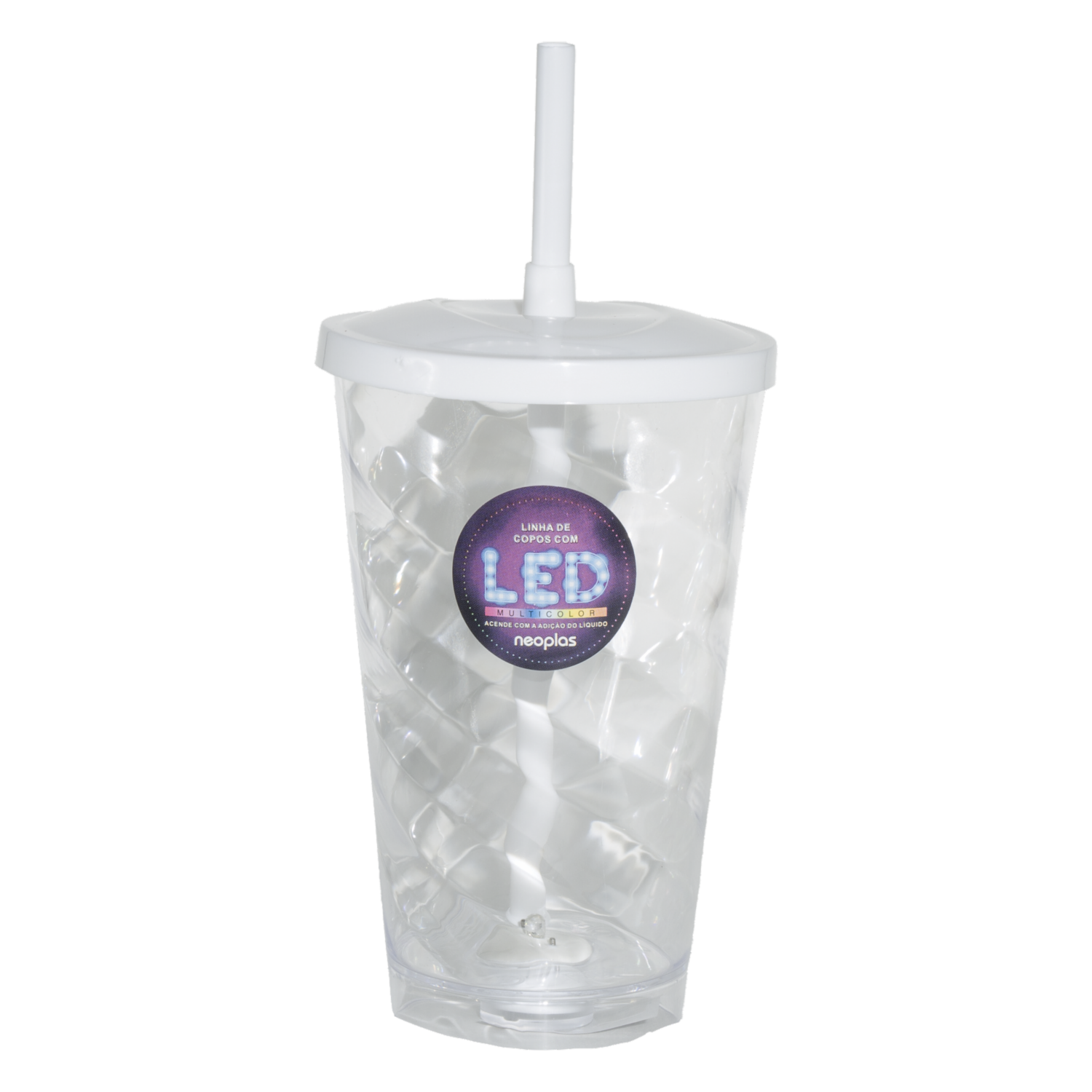 Vaso Sorbete Euphoria Led Transparente NEOPLAS 700 ML