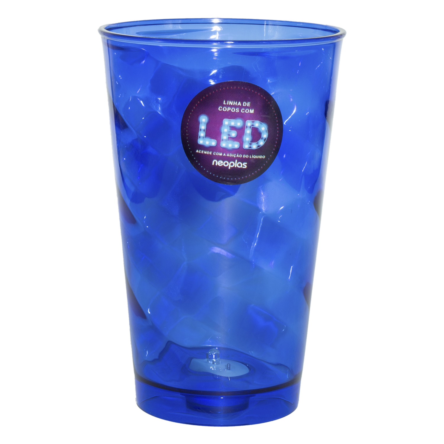 Vaso Twister Led Azul NEOPLAS 700 ML