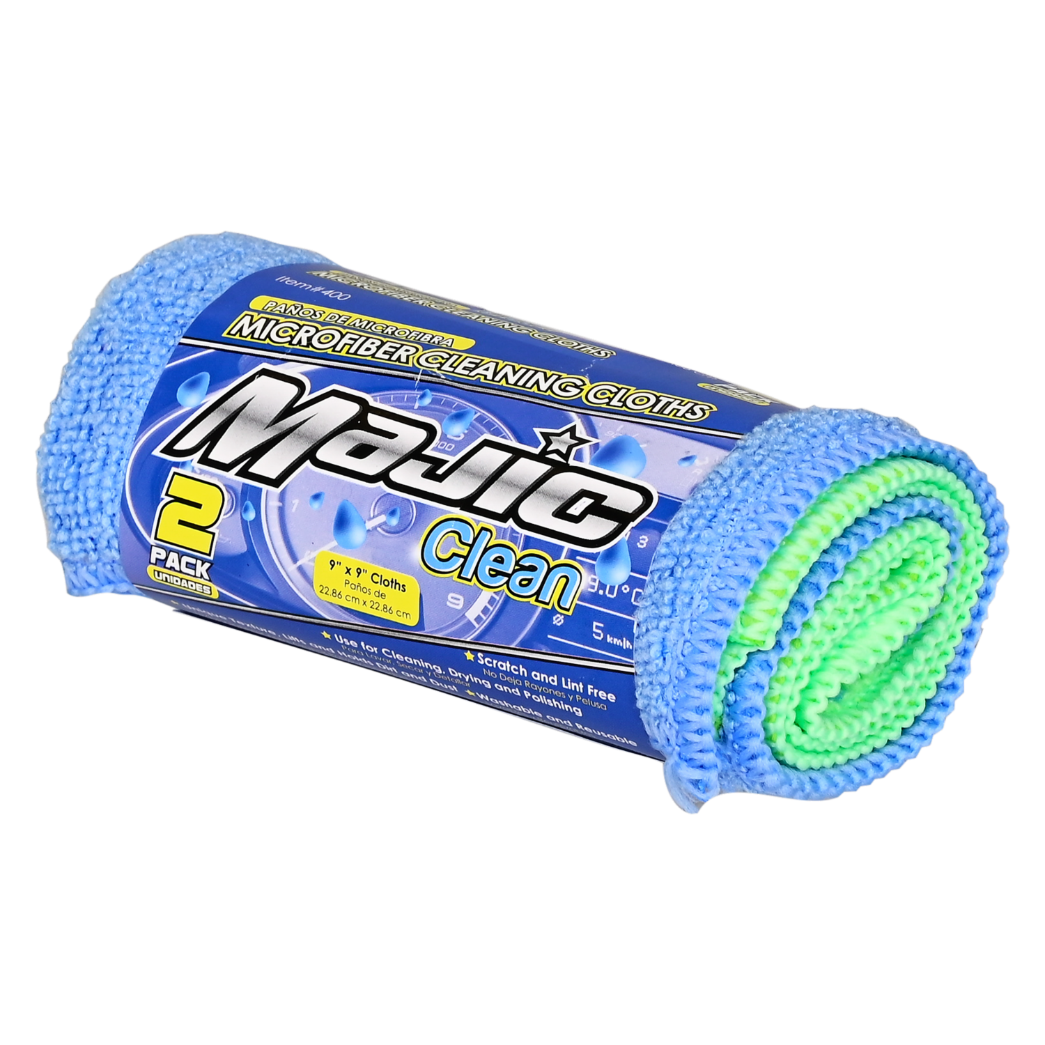 Paños De Microfibra 2 Piezas MAJIC Unidad